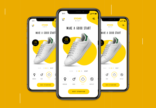 Buzy Store Adidas Store Mobil App UI & UX Tasarım